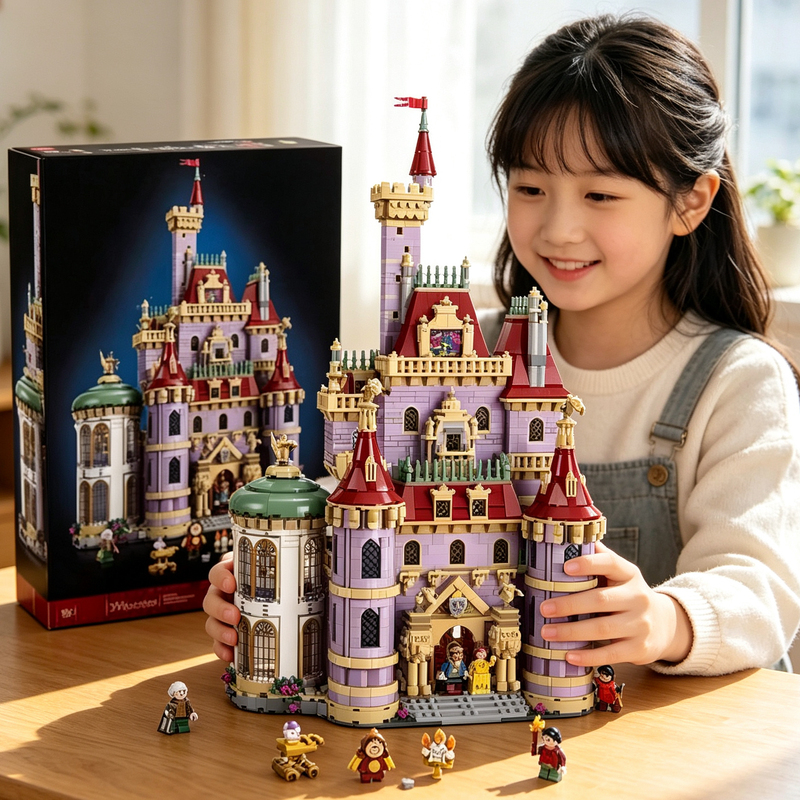 2026 New Beauty and the Beast Castle Building Blocks Girls Series Educational Children's Toys 2026 New 2026 New Beauty and the Beast Castle Building Blocks Girls Series Educational Children's Toys 2026 New