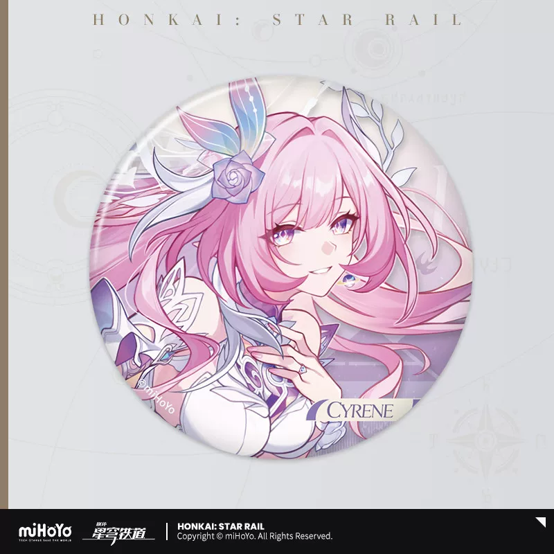 Хомяо Mihoyo Mihoyo【Honkai: Star Rail】Серия межзвёздных путешествий жестяные жетоны Второе издание