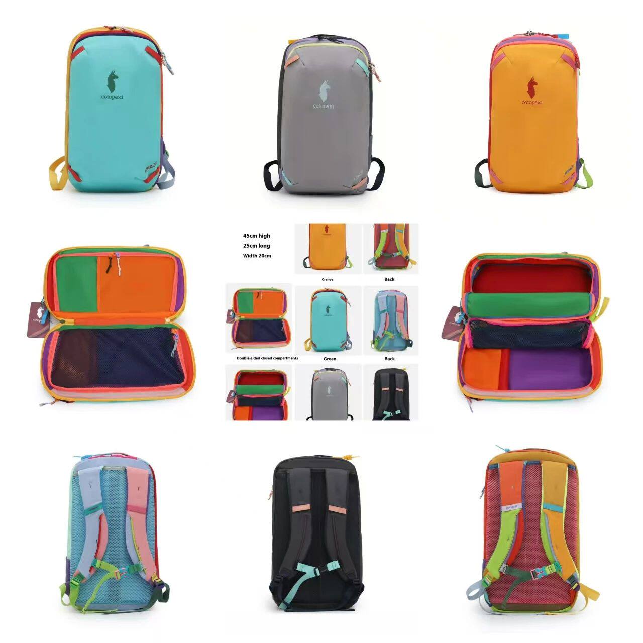 рюкзак 20l durable double shoulder backpack in vibrant dopaamine co