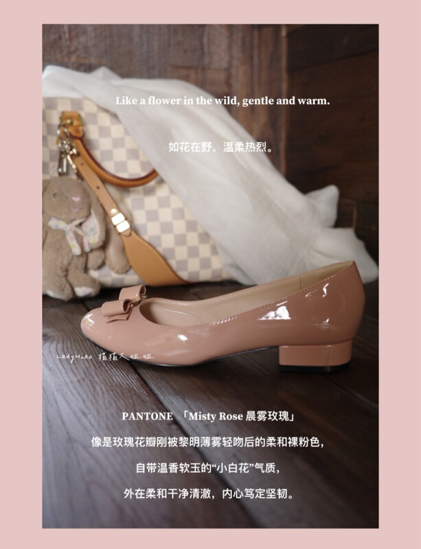 Cat Sister's "Cute Woman" Cherry Red Ultra-Shallow Bow High-Heeled Shoes with Exposed Toes Are Super Cute