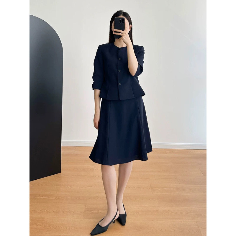 【Gaodi Silk】Gds Gd Kate W Style Acetate Wool Suit + Skirt Set Xy2213～