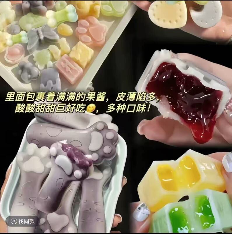 Exclusive Wax Candy from Nai Jiang, Popular Online Hit, Bursting Filling Wax Candy, Children's Candy Snacks, Taro Flavor Wax Candy