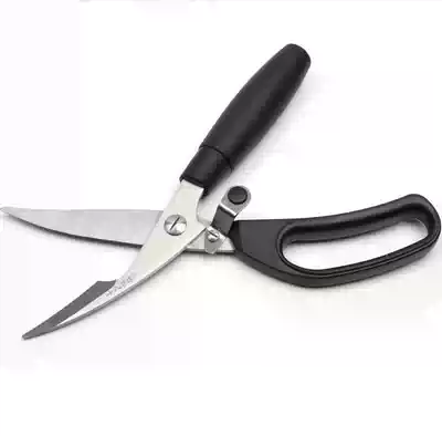 Yangjiang eighty son kitchen scissors strong chicken bone scissors chicken wings stainless steel multifunctional scissors household ks-02