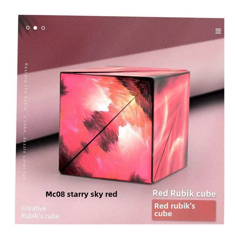 3D Changeable Magnetic Magic Cube For Kids Puzzle Cube Toys