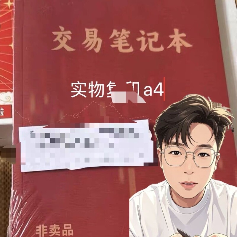 All-In-One Wild Brother Brand Physical Paper Notebook, Clear and Complete Stock Trading Journal, Suitable for Notebook Use