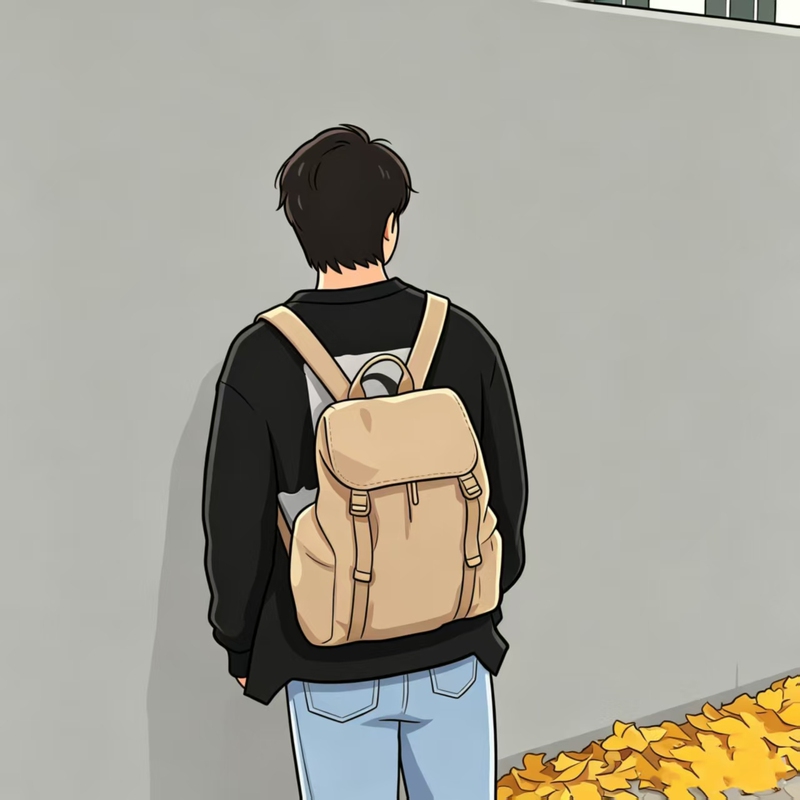 Backpacks Printed with Images All over the Roadside