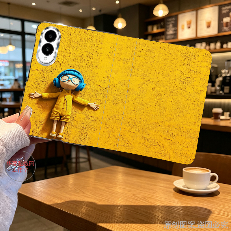 Suitable for Samsung Galaxy Z Fold8 Phone Case, Blue Cap Yellow Cover Z Fold8 Ultra Folding Flip Leather Case, Galaxy Z Fold8 Leather High-End Full-Cover Anti-Drop Protective Case for Men and Women