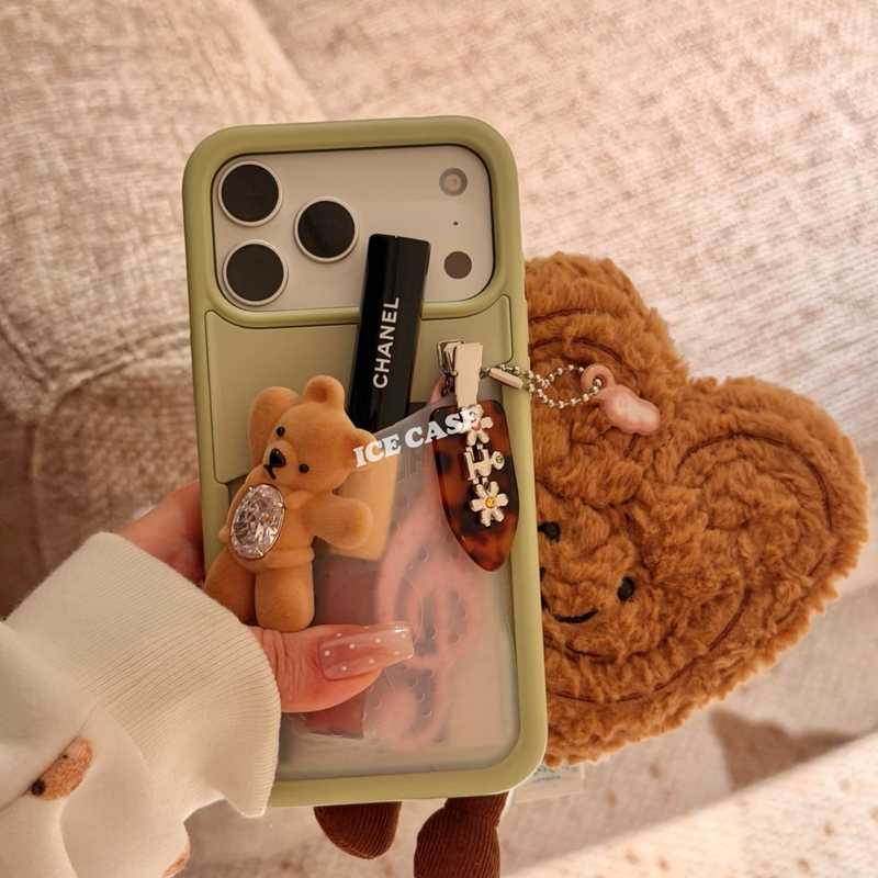 Yoga Pants Phone Case Ninja Labs Celebrity Style Compatible with Apple 17Pm Personalized Innovative European and American Internet Celebrity ins Style iPhone 16 /15 Large Pocket Storage 14/13/12 Shockproof Protection