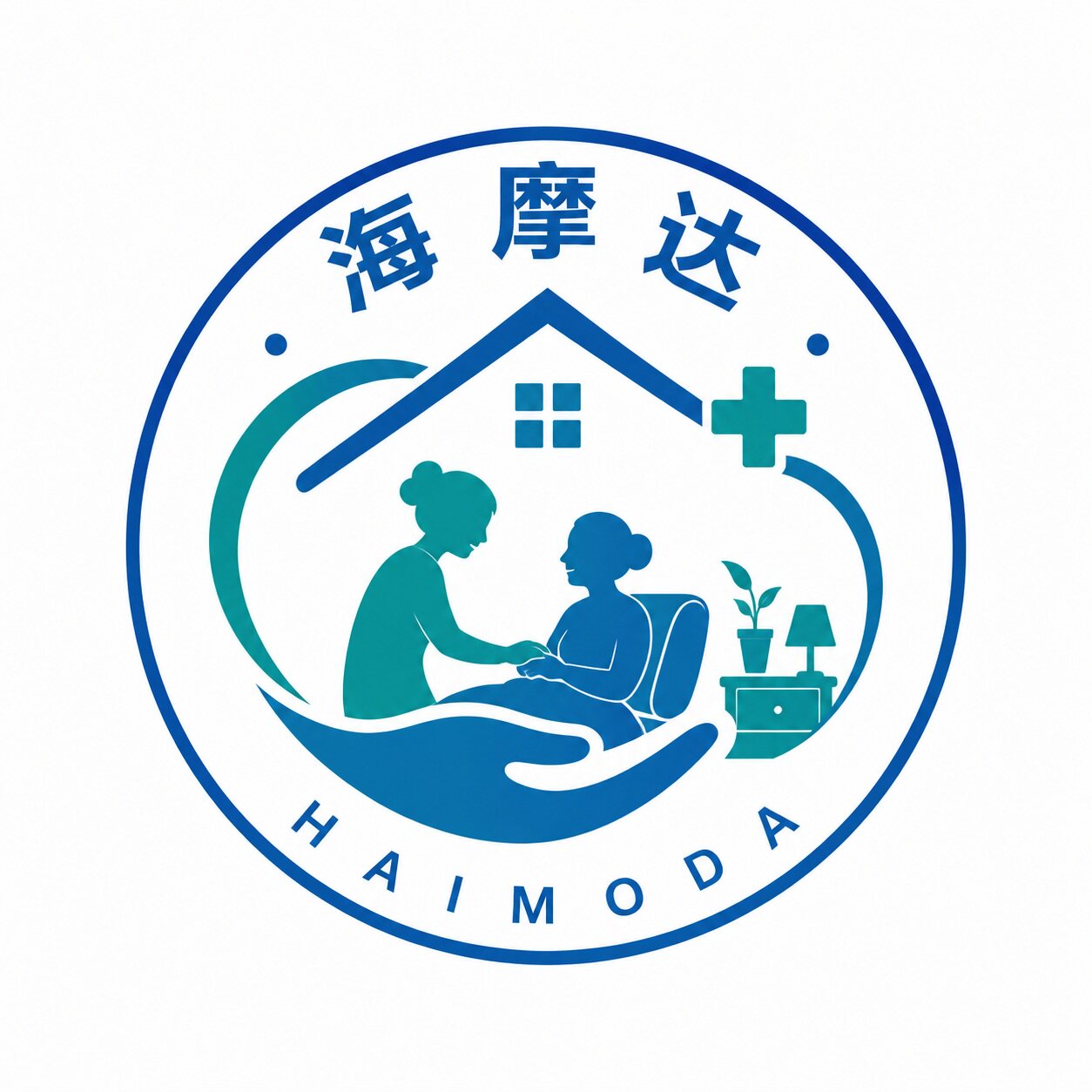 海摩达旗舰店的LOGO