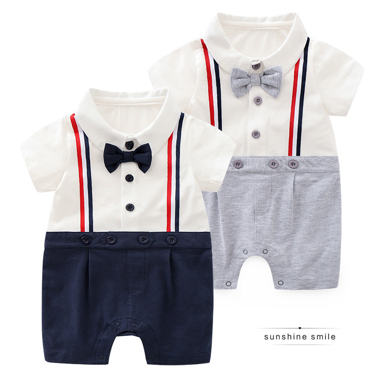 South Korea 2020 new baby summer clothes full moon baby dress summer dress newborn baby jumpsuit tide