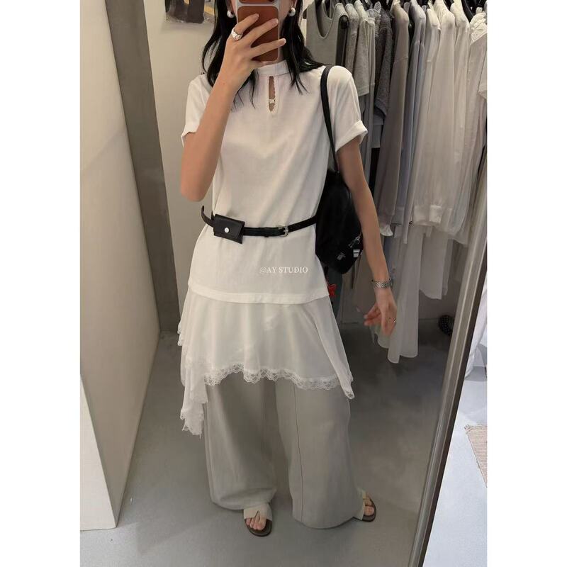 Xibei'Er In-Stock [Hangzhou Original Design] Benefit 07.18 Short-Sleeve Top for Women 88918 Limited Order