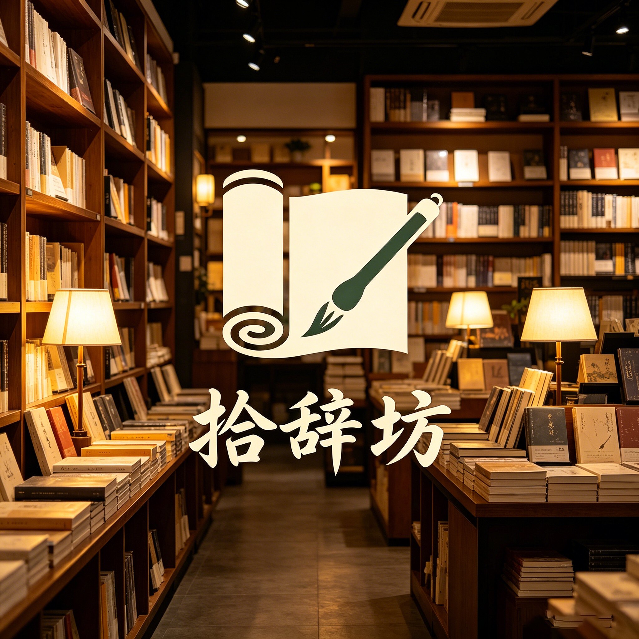 拾辞坊图书专营店的LOGO