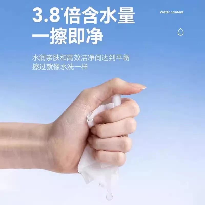 Highly Hydrating Wet Wipes, Moisturizing and Skin-Friendly, Portable Pack, Cleans with Just One Wipe, Efficient Cleaning and Care Product, Cleaning Wipes