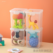Multifunctional pacifier teether hygienic baby storage box baby universal box storage teething stick organization