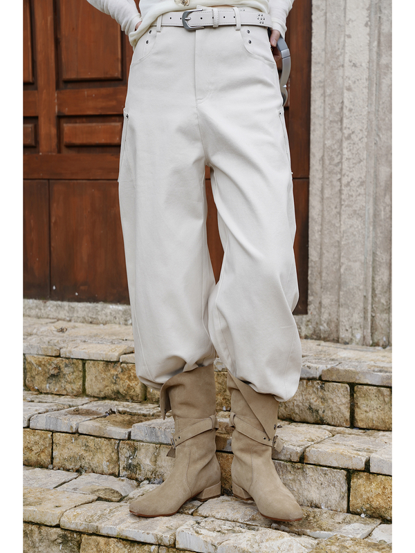 Shangshang Sunny's High-End Version of the "Airport Pants" Is Slimming and Versatile, Can Be Paired with Any Pants 10Cw181778C Shangshang Sunny's High-End Version of the "Airport Pants" Is Slimming and Versatile, Can Be Paired with Any Pants 10Cw181778C