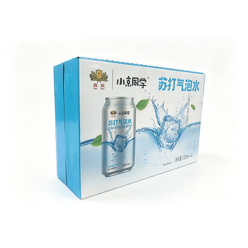 【整箱】燕京饮料小京同学果汁苏打气泡水原味/果味310ml/490ml