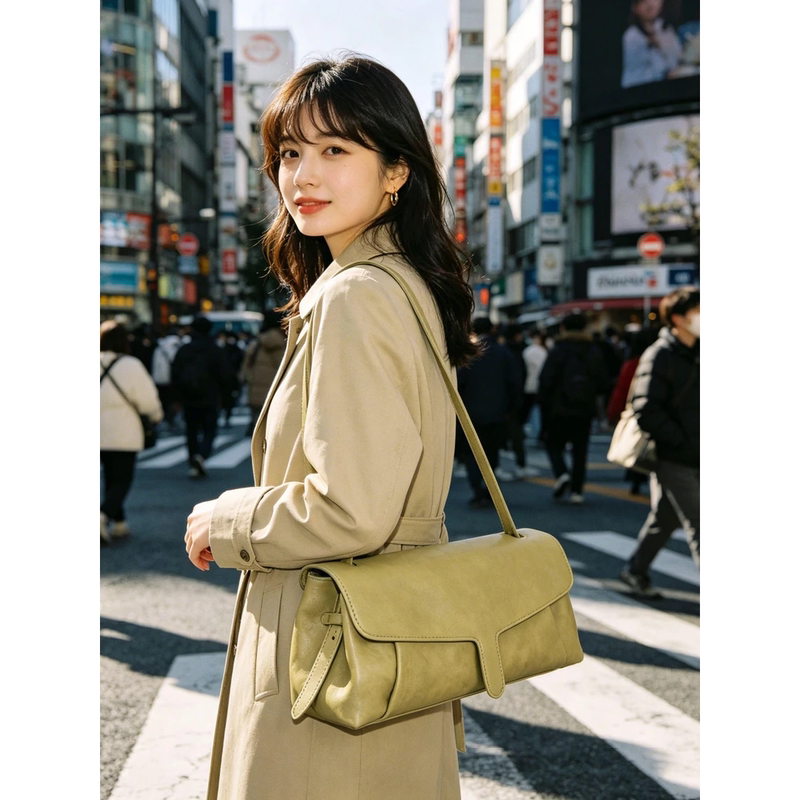 New Season Light Luxury Fashion Casual Shoulder Handbag Kf6237-Green