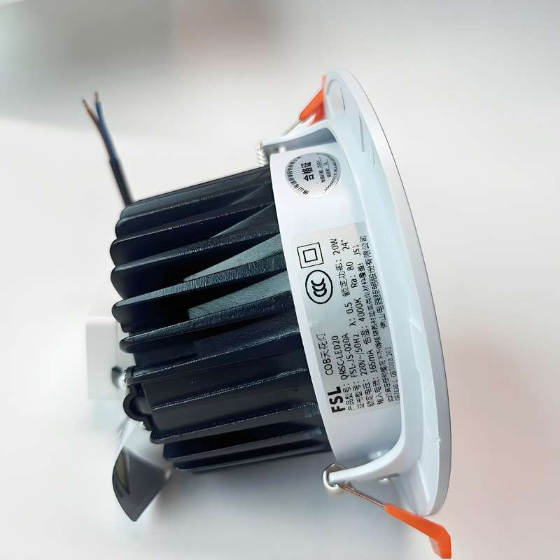 FSL Foshan Lighting Hill Spotlight Embedded Clothing Store Open Hole Downlight Ceiling Living Room LED Ceiling Light