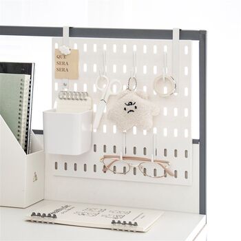 Office hanging hole board can be hung with storage rack work station transformation artifact storage screen household punching board hanging board