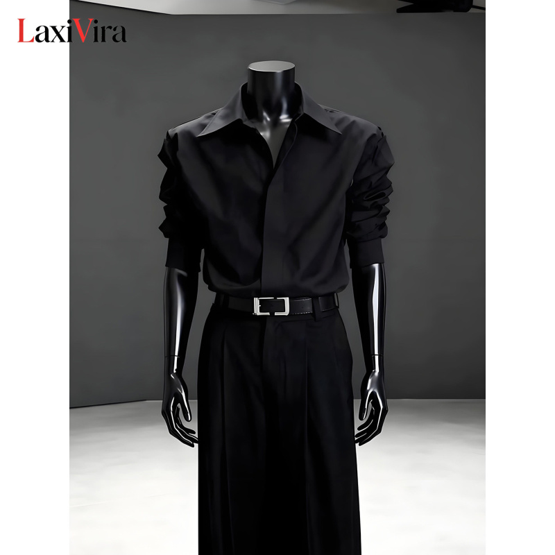 Naples Godfather Shirt Men's Long-Sleeved 2026 New Style High-End Cool and Handsome Shirt Men's Autumn Jacket