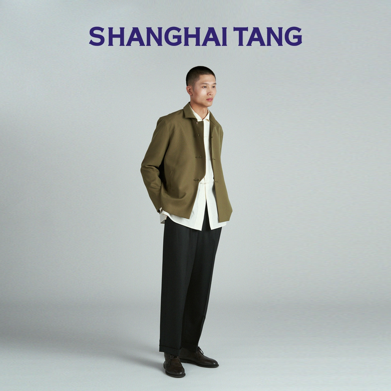 Shanghai Tang Shanghai Wool Tang Suit Jacket for Men