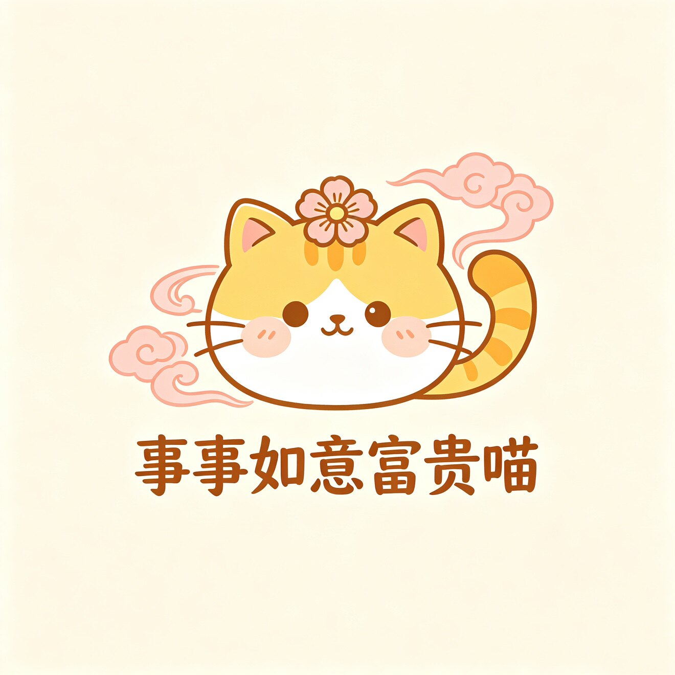 事事如意富贵喵