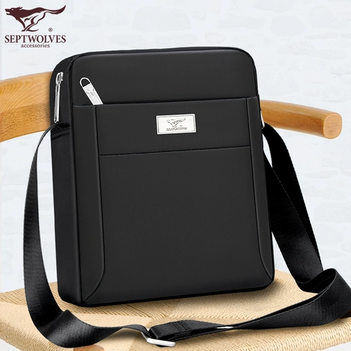 Septwolves, мужская сумка на одно плечо, маленький рюкзак для отдыха, ткань оксфорд