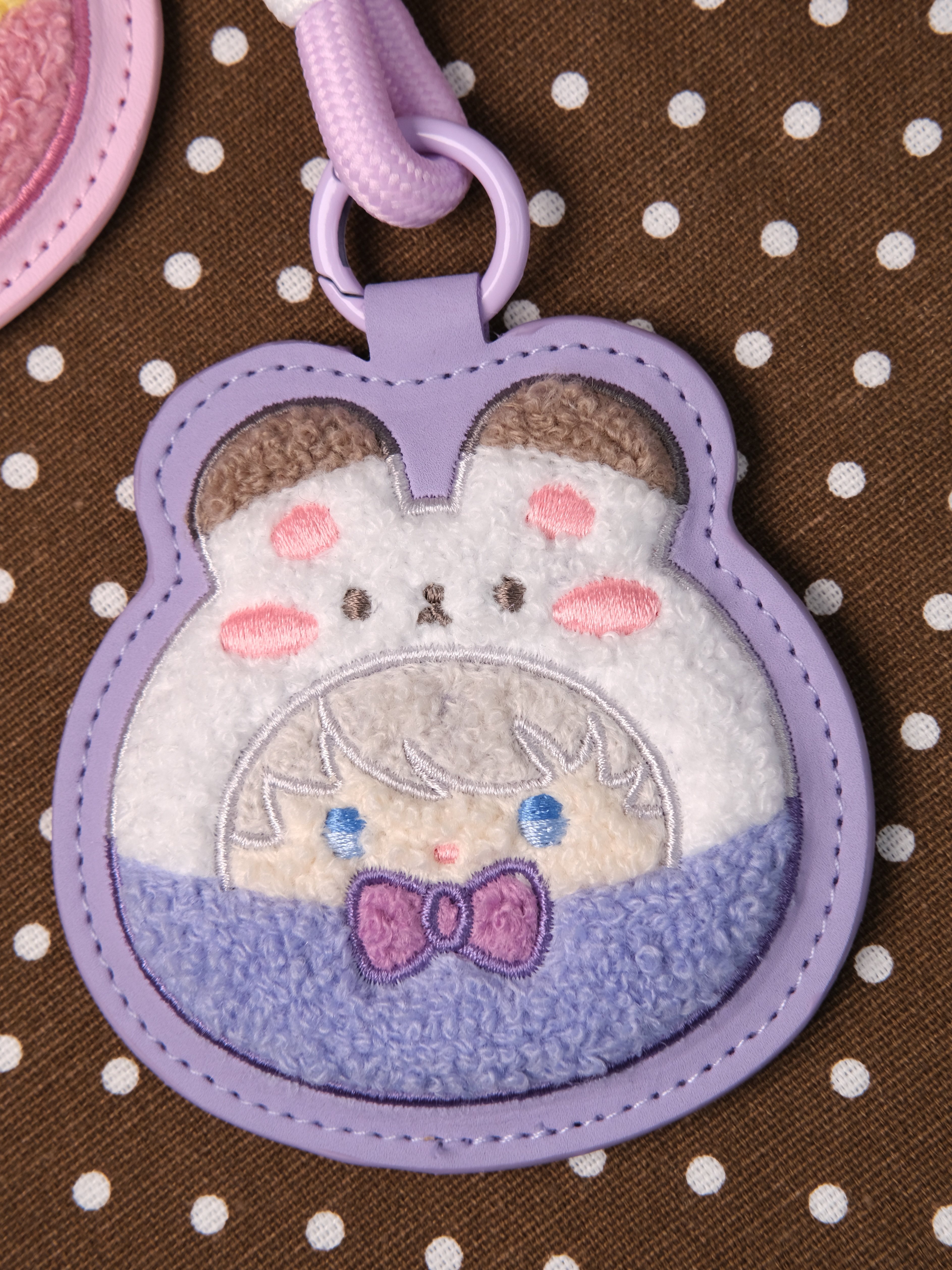 Love and Deepspace Fan-Made PU Leather Embroidered Charms