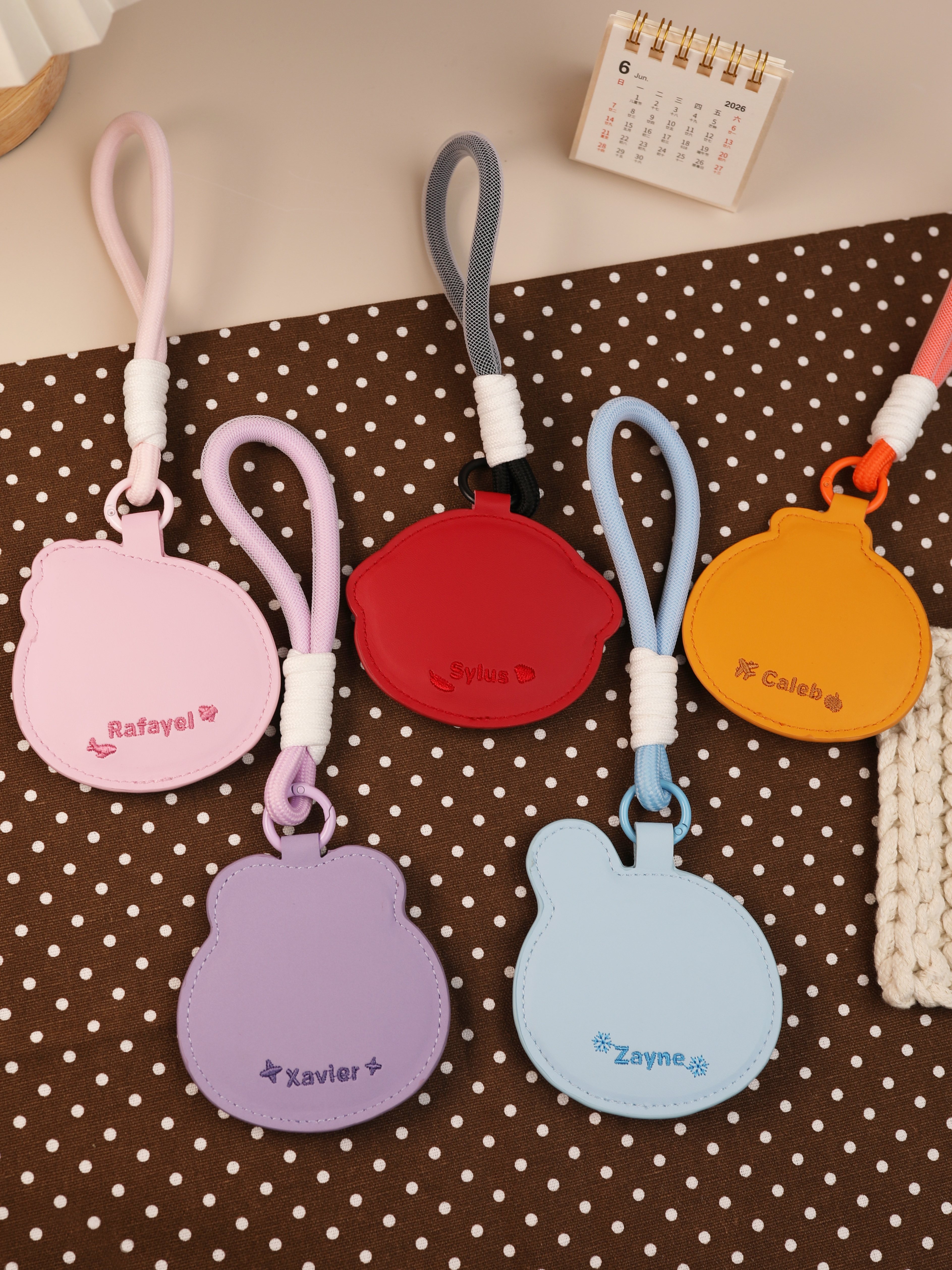 Love and Deepspace Fan-Made PU Leather Embroidered Charms