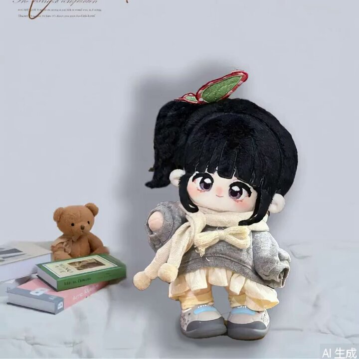 TF家族4代陈浚铭20cm棉花娃娃同款超萌可爱毛绒玩偶周边礼物_棉花娃娃_