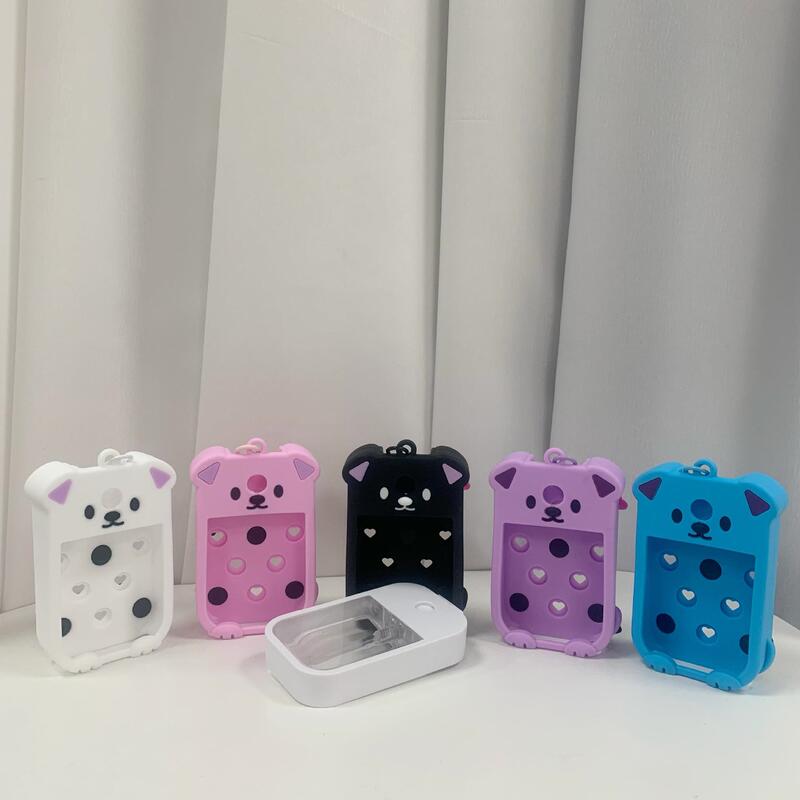 Cross-Border Popular Bogg Beach Bag Hand Sanitizer Perfume Bottle Cover Accessories Cartoon Dog Disinfectant Spray Bottle Silicone Protective Cover Cross-Border Popular Bogg Beach Bag Hand Sanitizer Perfume Bottle Cover Accessories Cartoon Dog Disinfectant Spray Bottle Silicone Protective Cover
