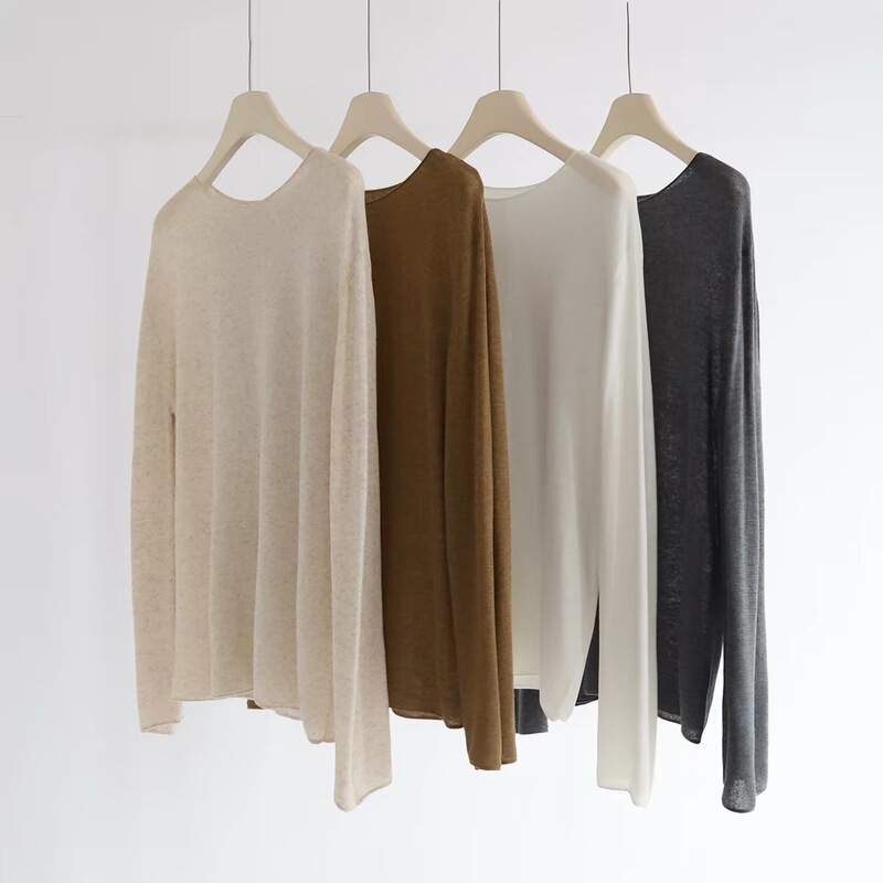 95022 Export Original Order~ Lazy and Casual Rolled-Up Collar Long-Sleeved Knit Sweater Air-Conditioning Cover-Up! N17 95022 Export Original Order~ Lazy and Casual Rolled-Up Collar Long-Sleeved Knit Sweater Air-Conditioning Cover-Up! N17