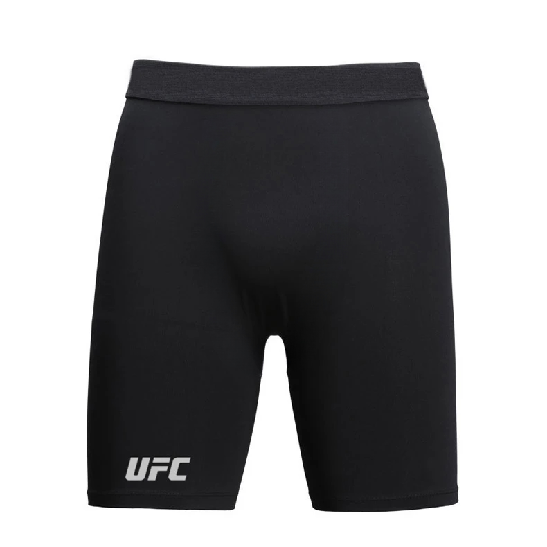Ufc Tight-Fitting Shorts, Quick-Drying, High-Elastic Training Clothing, Compression Clothing, Lightweight Fitness Sports, Sweat-Absorbent, Running, Boxing