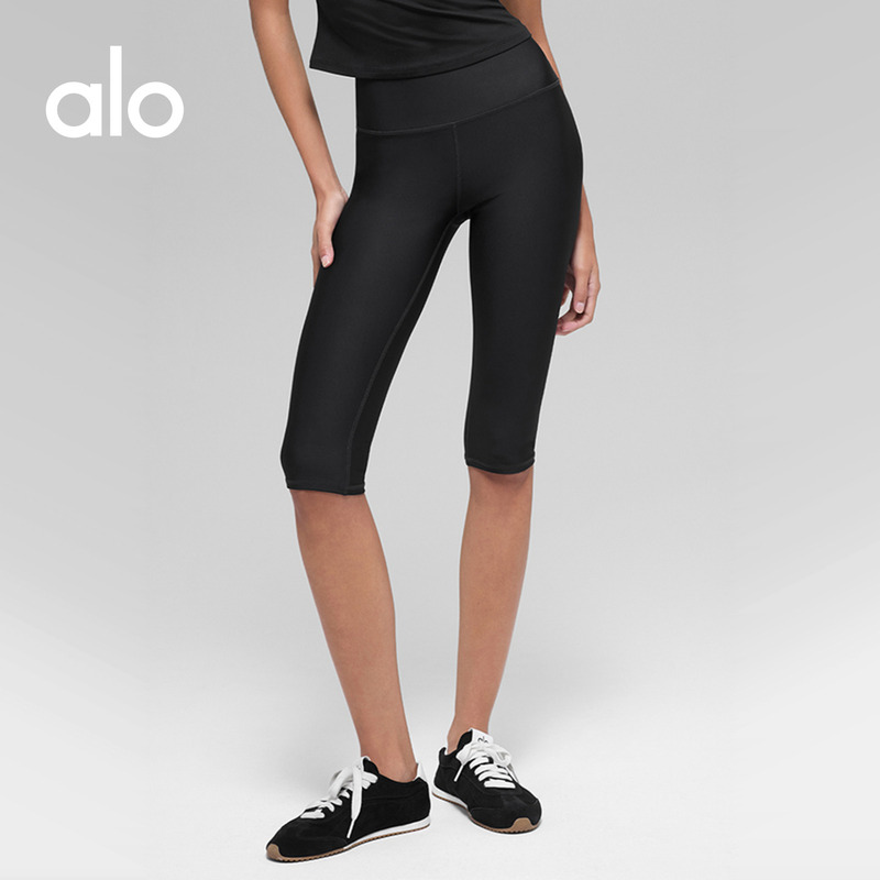 Alo|Women's Airlift Slim Fit Sports Casual High-Waisted Capri Pants Seven-Quarter Pants 16 Inches Alo|Women's Airlift Slim Fit Sports Casual High-Waisted Capri Pants Seven-Quarter Pants 16 Inches