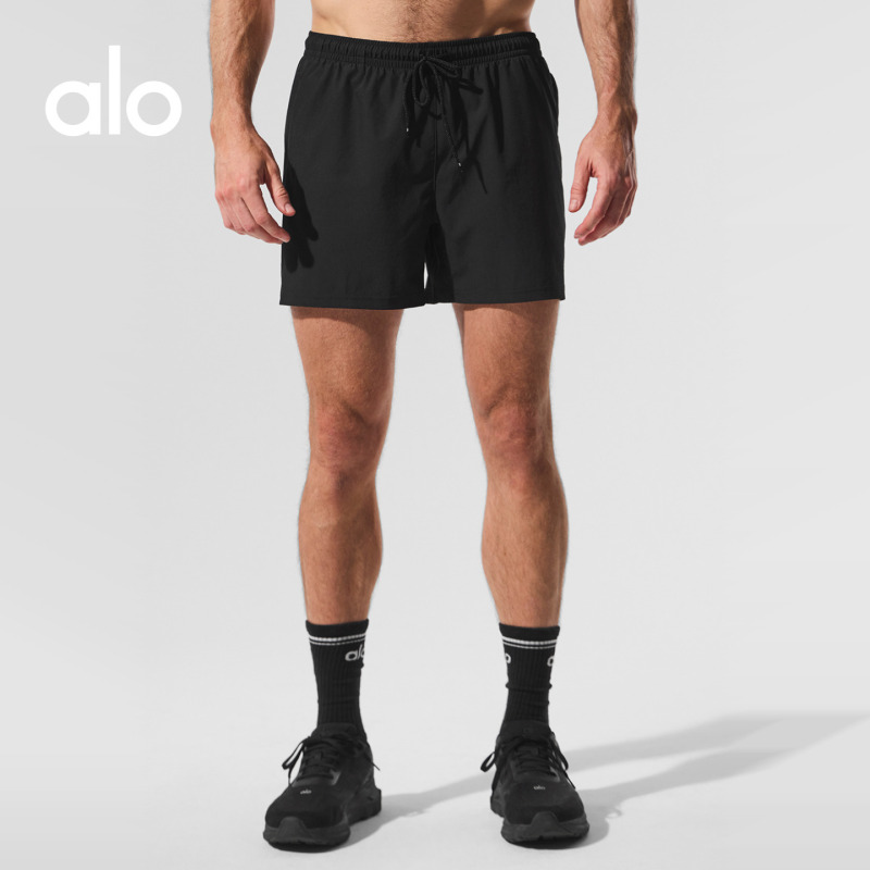 Alo|Men's Circuit Loose-Fitting Sports Casual Fitness Cycling Shorts with Drawstring 5 Inches Alo|Men's Circuit Loose-Fitting Sports Casual Fitness Cycling Shorts with Drawstring 5 Inches
