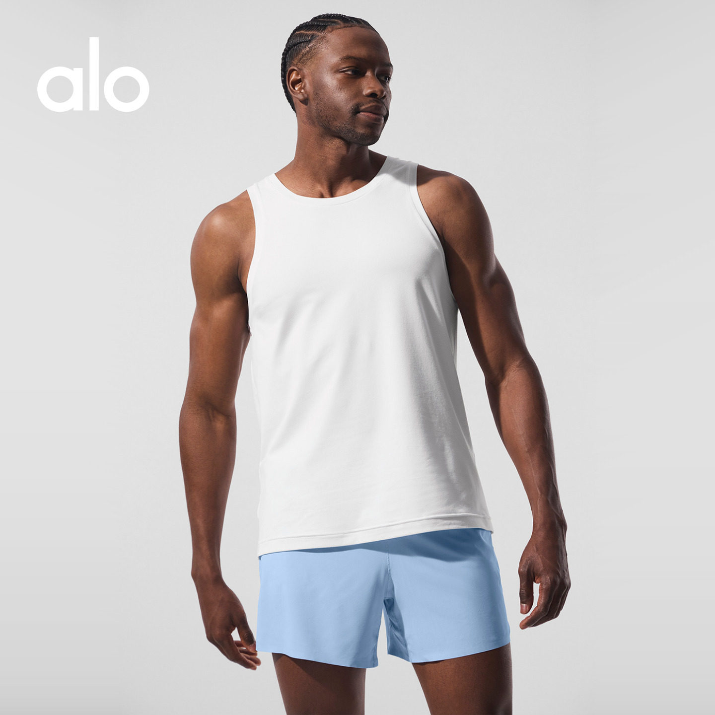 ALO | Men's Conquer Loose Sports Casual Functional Fitness Ubershi Tank Top