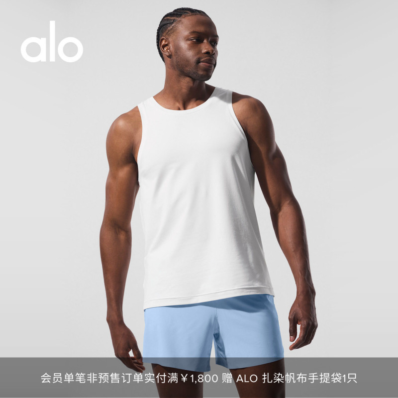 Alo｜Men's Conquer Loose-Fit Sports Casual Functional Fitness Tank Top