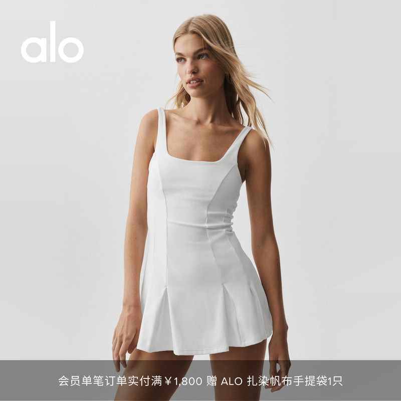 Alo｜Women's Alo Softsculpt Topspin Slim Fit Sports Casual Tennis Dress
