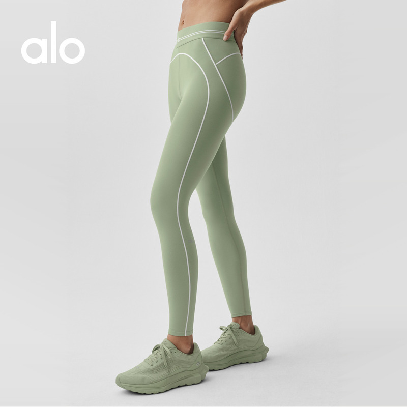 Alo｜Women's Airbrush Heart Throb Ankle-Length High-Waisted Tight Yoga Pants