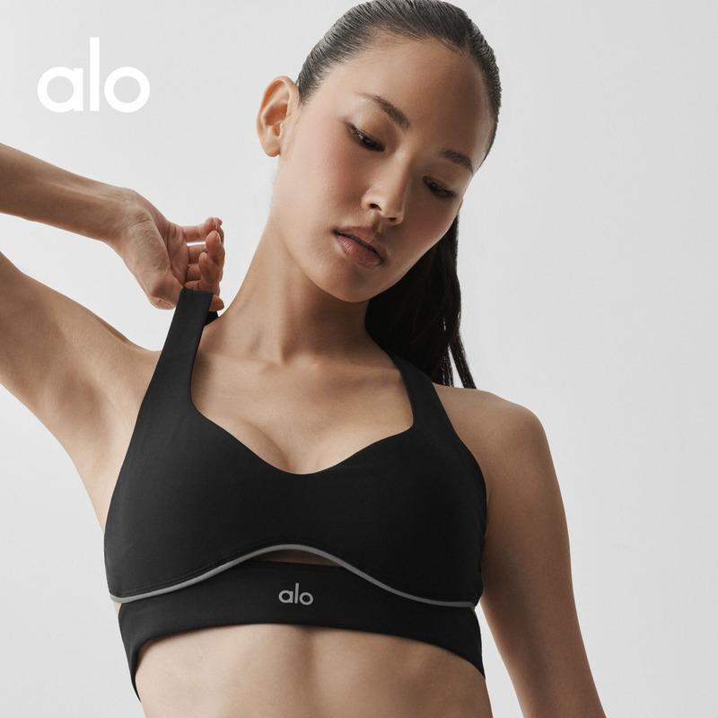 Alo|Women's Airlift Speedwork Slim Fit Stretch Cross-Back Sports Bra Alo|Women's Airlift Speedwork Slim Fit Stretch Cross-Back Sports Bra