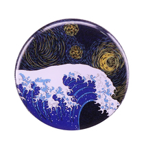 Hokusai Kanagawa Big Wave Brooch