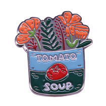 Tomato Soup Bouquet Brooch Andy Warhol Pop Art Inspired Gorgeous Flair Add