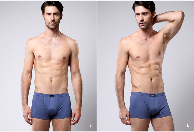 3 hộp quà tặng nam đồ lót cotton nam boxer mồ hôi thấm thở eo kích thước lớn cotton lỏng boxer