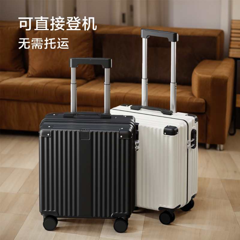 Wilderness and Him Luggage 18inch Carry-On Suitcase New Model Lightweight Small 20-Inch Trolley Case with Password Lock Wilderness and Him Luggage 18inch Carry-On Suitcase New Model Lightweight Small 20-Inch Trolley Case with Password Lock