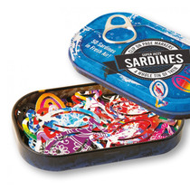 Canned sardine bookmark British IF Wenchuang Yingfu creative gift tag label key original cute fashion