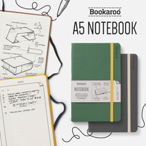 A5 notebook British IF cultural and creative Bookaroo hand ledger notepad diary solid color literary youth small fresh