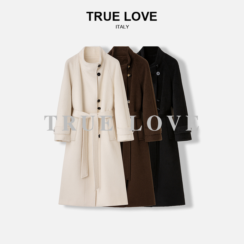 【Snowy Realm】Imported Royal British Camel Wool + Australian Wool Stand Collar Woolen Coat Td3C9212484Y 【Snowy Realm】Imported Royal British Camel Wool + Australian Wool Stand Collar Woolen Coat Td3C9212484Y