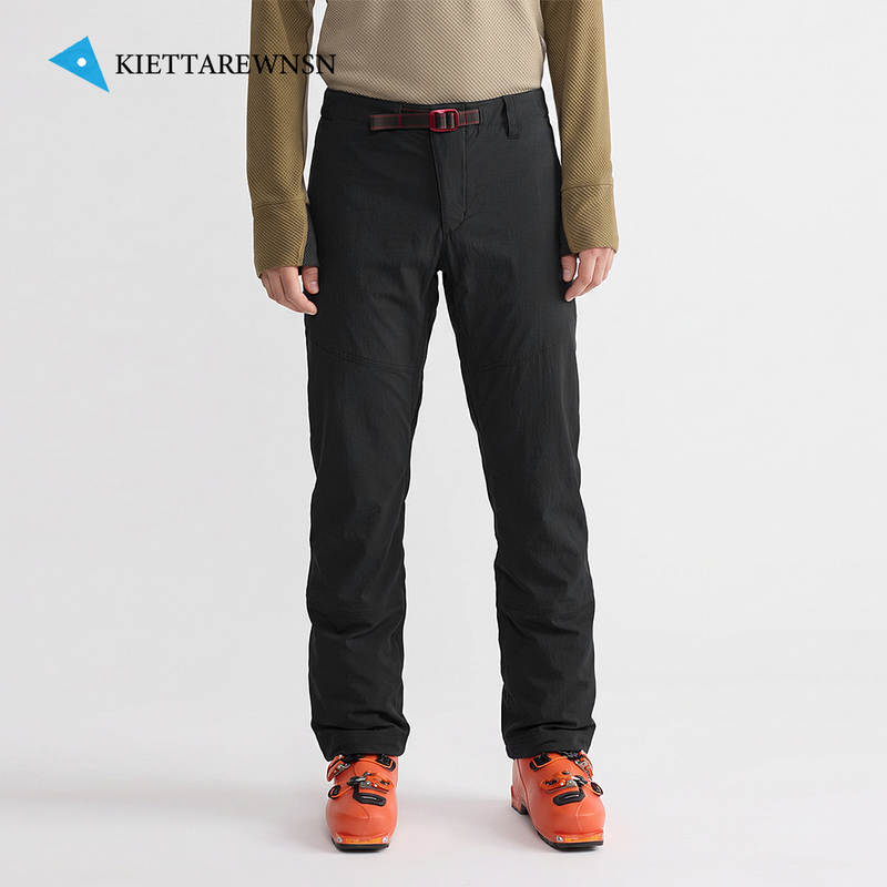 Official Website Rat Brand Genuine Outdoor Softshell Pants for Autumn and Winter, Windproof and Water-Resistant, Versatile Hiking and Mountaineering Sports Pants for Men