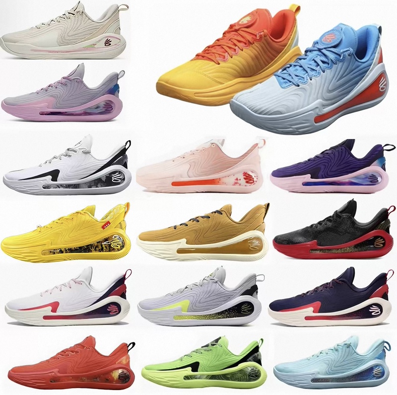 Curry 12Th Generation Basketball Shoes China Edition Pangu Mengshen Curry 12Th Generation Practical Sports Shoes for Men and Women, Durable Combat Boots