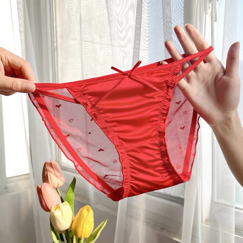 2026 New Model Red Lace Sexy Panties for Women, Antibacterial Crotch, Wedding Celebration, Transparent and Comfortable Briefs 2026 New Model Red Lace Sexy Panties for Women, Antibacterial Crotch, Wedding Celebration, Transparent and Comfortable Briefs